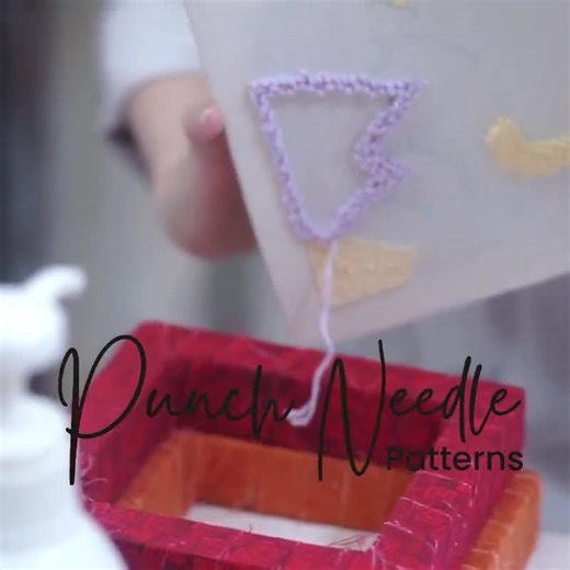 Santa Punch Needle Coaster Pattern: Holiday Winter Decor (PDF Pattern) - Etsy