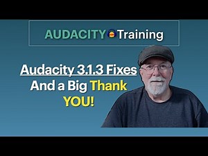 Audacity Version 3.1.3 Clip Name Fix and 1,000 Subscribers!