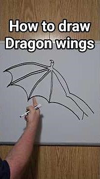 how to draw a dragon's wing