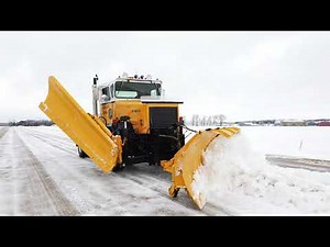 FWD & Detroit Diesel power clearing the runway at the Poplar Grove Airport