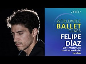 Felipe Diaz, Ballet Master with San Francisco Ballet. Professional/Advanced ballet class