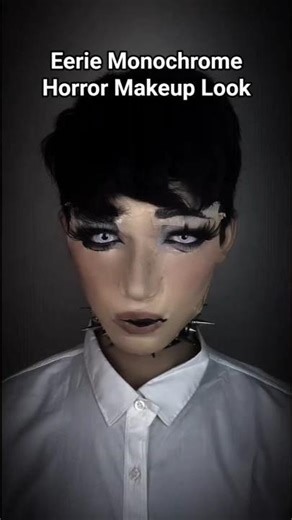 Terrifying Gothic Jester Makeup Transformation #talhazulfiqar #viralmakeup #horrormakeup #gothic