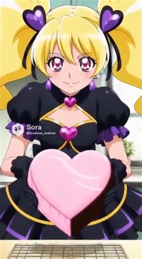 バレンタインを楽しむ悪堕ちキュアピーチ #フレッシュプリキュア! #キュアピーチ #桃園ラブ #sora2