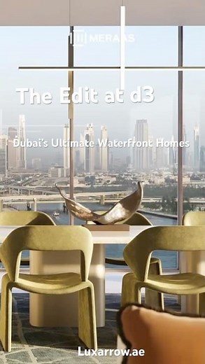 🏙️ The Edit at d3: Dubai’s Ultimate Waterfront Penthouses! ✨ #billionairelifestyle #realestate