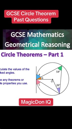 GCSE Circle Theorem Past Questions Explained
