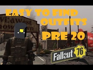 [Fallout 76] Easy to Get Outfits Before Level 20!