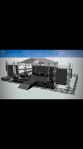 Stunning Stage Design for Bali Event: Music & Art Fusion