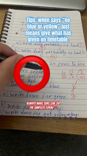 Mathematics - GCSE Practise Past Paper - Probability- Grade 2 - #maths #fyp #online