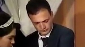 'Disgusting' moment bride is slapped by groom