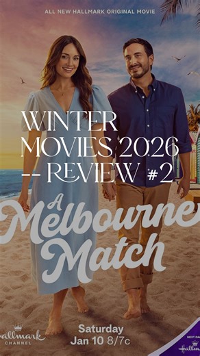 Mᴀʀʏ Lᴇɴᴀʙᴜʀɢ | ᴀᴜᴛʜᴏʀ on Instagram: "🌴 Winter Escape Movie Review #2 🌴 A Melbourne Match (2026) Score: 1 palm tree + a koala 🐨 Georgie is a super-serious travel writer who flies to Melbourne for an assignment, meets Zach the ex-Aussie footballer tour guide, and — in theory — learns there’s more to life than her color-coded calendar. In reality? We mostly just watched her walk around a stunning city with a man she seemed mildly polite toward. There was no chemistry. Like… not even a spark. No