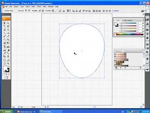 Adobe Illustrator - Drawing a Face Episode 1: The Head Shape