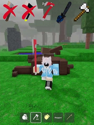 Axe Testing🪓 | 99 Nights In The Forest🌲