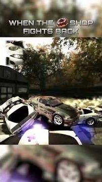 Busted by the Donuts? 🍩🍩🤣 #NFSMostWanted #GamingShorts #PoliceFail