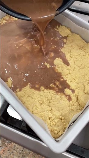 Peanut Butter Fudge Bars made with Peanut Butter & Co Simply Smooth—perfect Thanksgiving dessert.