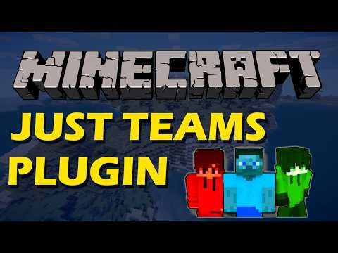 Clan management in Minecraft with Just Teams Plugin