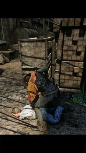 담배피는 금쪽이 빵에 넣어버리는 존🚭 #레데리2 #rdr2