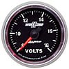 Auto Meter 3691: Sport-Comp II Voltmeter 2-1/16" Electrical (Short Sweep) - JEGS