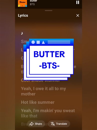 BUTTER - BTS [LYRICS] 🔥💯🔥 YT LYRICS #Butter #BTS #Lyrics #Army #creatersearchinsights @BTS