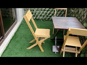 how to build a wooden folding chair