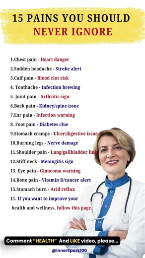 Doctors Warn: These Pain Signals Could Save Your Life