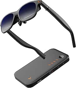 VITURE Pro Dock Pack: VITURE Pro XR Glasses & Pro Mobile Dock, Co-op Stream & Play, 2D/3D Content Support, Compatible with Switch, Handhelds, Fire TV, Neckband, Mobile Devices, & All HDMI/USB-C Inputs