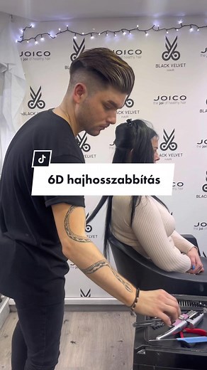 6D hajhosszabbítás folyamata lépésről lépésre