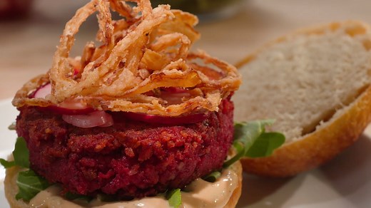 47K views · 307 reactions | Becky shows Julia how to make amazing vegan burgers. Recipe: https://cooks.io/2u87s5k | America's Test Kitchen | Facebook
