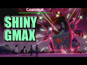 SHINY Gigantamax Coalossal in Pokemon Sword and Shield
