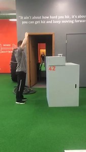 Fitness trainer's vertical jump