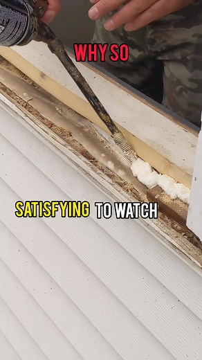 #sosatisfying #foam #windows #doors #afcat #Foamspray #tooltips #revive #houserenovation | Revive Home Tips