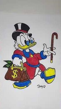 Tio Patinhas Scrooge McDuck o pato mais rico do mundo desenho animado da Walt Disney Company kids
