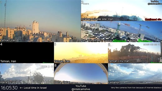 Middle East Live Webcams - Iran, Israel, Qatar