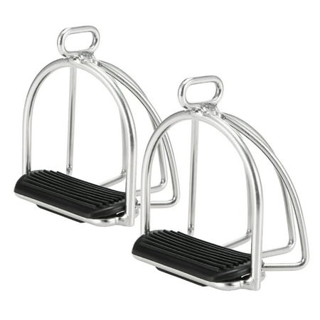 2 PCS Cage Horse Riding Stirrups Flex Steel Horse Saddle Anti-skid Horse Pedal Equestrian Safety - Walmart.ca
