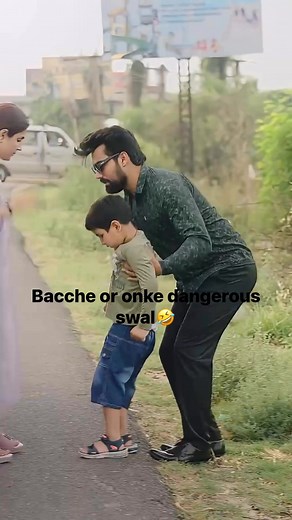 19M views · 376K reactions | Bacche or onke dangerous swal#comedyreels##funnyvideos##drama##entertainment###viral##trending | Desi Villager | Facebook