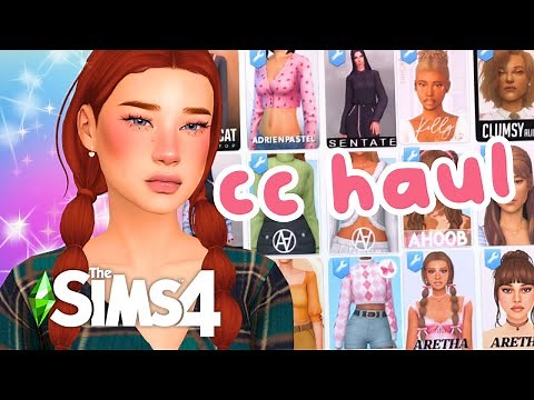 100+ CC HAUL with LINKS!💕 | Sims 4 Custom Content (Maxis Match)