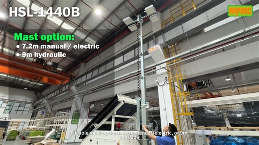 MPMC Flagship Solar Lighting Towers | 100% Green Power | HSL-1440B &...