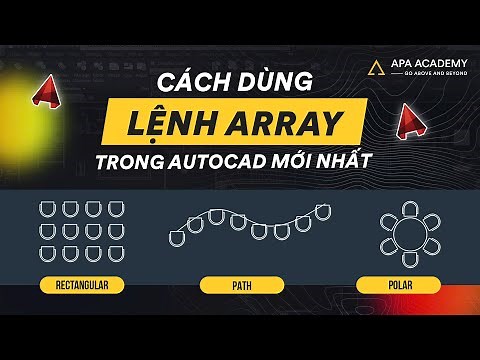 How to use the Array command in the latest AutoCAD