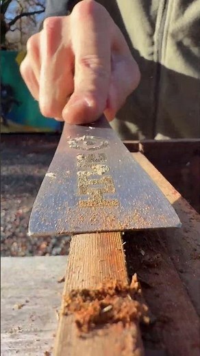 Scraping Brood Box With Hive Tool #cleaning #asmr #scrape
