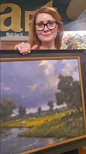 What's in the box? Well, I'll tell ya, the two new paintings by Bill Farnsworth