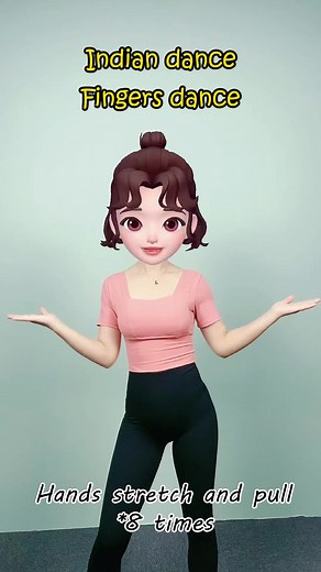 Stress Relief Finger Dance Tutorial | Easy Indian Dance Moves
