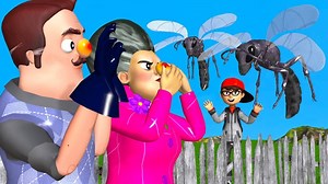 Scary Teacher 3D Miss T and Black Bee with Nick The Best of Troll Hello Neighbor Compilation | Kids b