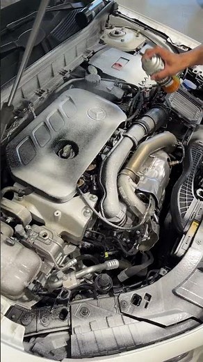 🍊 Satisfying Engine Bay CLEAN#chemicalguys #engine #deepcleaning #detailing #diy #cleantok