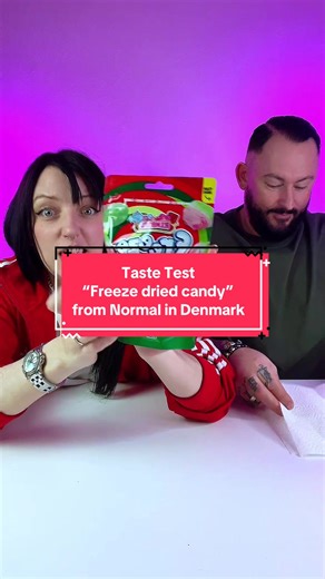 We have been testing Viral candy from Normal in Denmark🇩🇰 Today we tried Freeze dried candy with watermelon taste 🍉 @Alchemist visuals has now been living with us in Denmark for over 6 months so it was time to do another taste test of what is viral on our Danish fyp these days! These sweets had a Swedish🇸🇪 and even though I love my Scandinavian neighbours, these sweets was not for me! We have missed you all and promise a lot more content together and a lot more upcoming taste test 🙌🏻 #tas