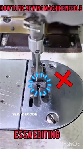 How to fix sewing machine needle