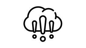 Cloud Exclamation Marks Black Icon Animation Stock Footage - Video of motion, animated: 213208380