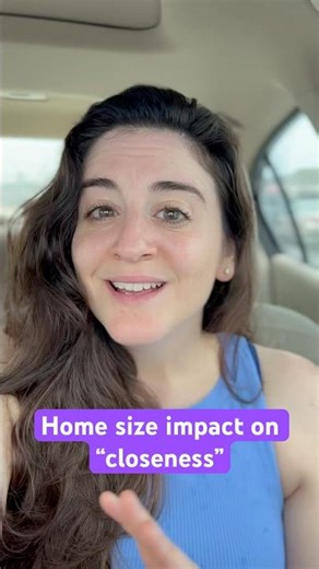 The forced closeness is actually… nice. You’re just together more.