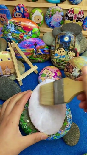 Bookshelf ornament Healing stone tutorial#Laoshen Mountain#Golden Summit#Stone imprint