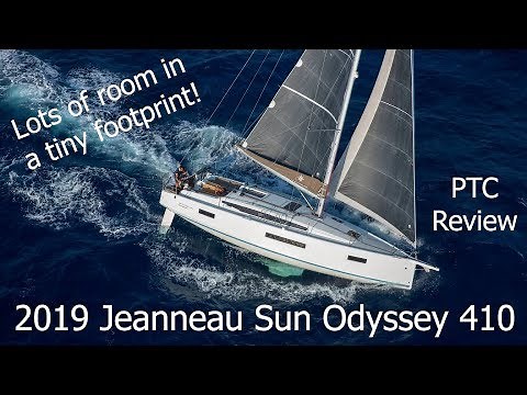 Jeanneau Sun Odyssey 410 Sailboat Tour 2019 Walkthrough (PTC Review) - Boot Dusseldorf 2019