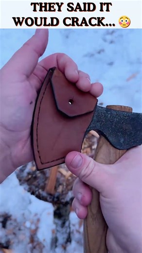 Is carving FROZEN wood a mistake? 🥶 #Shorts #woodworking