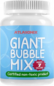Atlasonix Giant Bubble Solution - 7 Gallons Refill Mix for Big Bubbles -Natural Concentrate for Kids' Bubble Machine - Easy-to-Use Bubble Solution - Giant Bubble Mix for Big Bubble Solution Refill - Walmart.com
